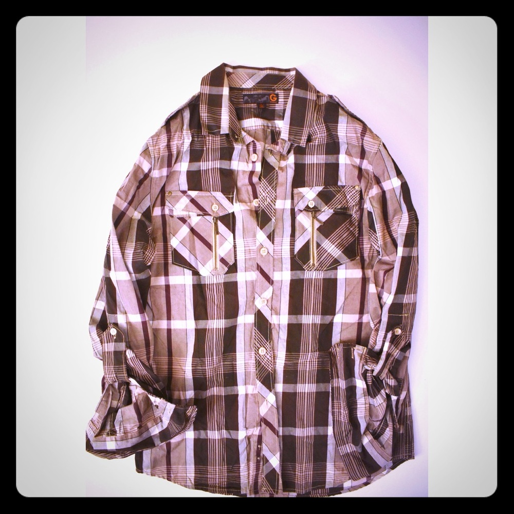 Guess Plaid Shirt